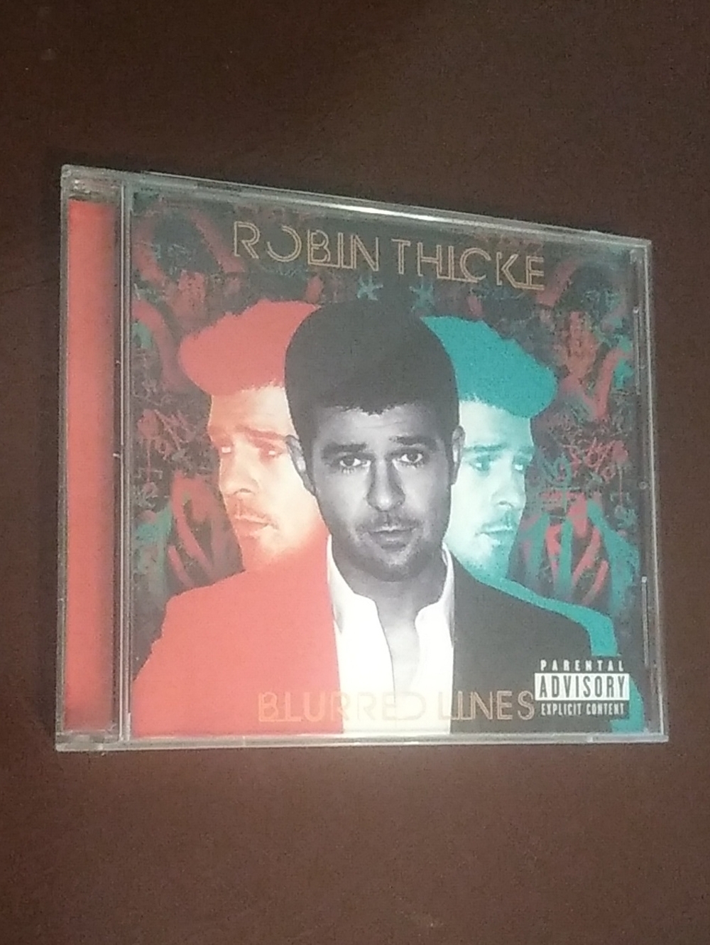 Robin Thicke - Blurred Lines CD (Red & Teal Artwork)